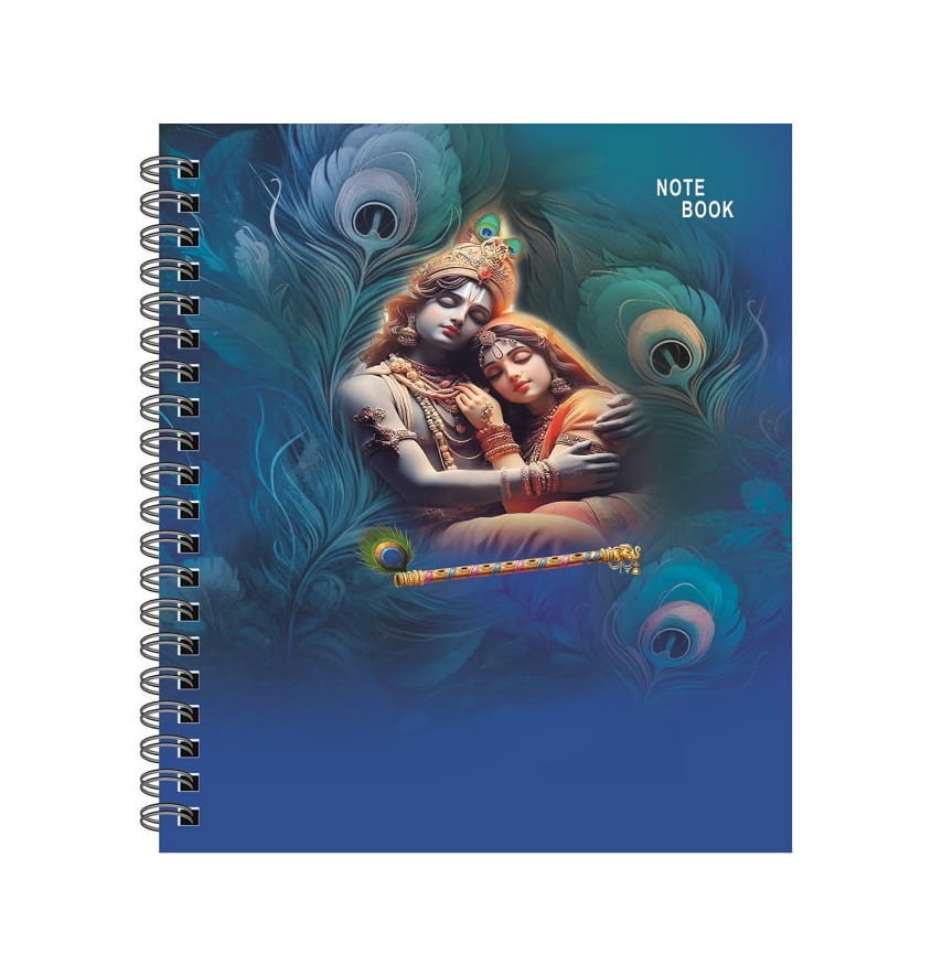 Service Provider of 4D Effect Wire O Binding Radha Krishna Notebook Printing Services in New Delhi, Delhi, India