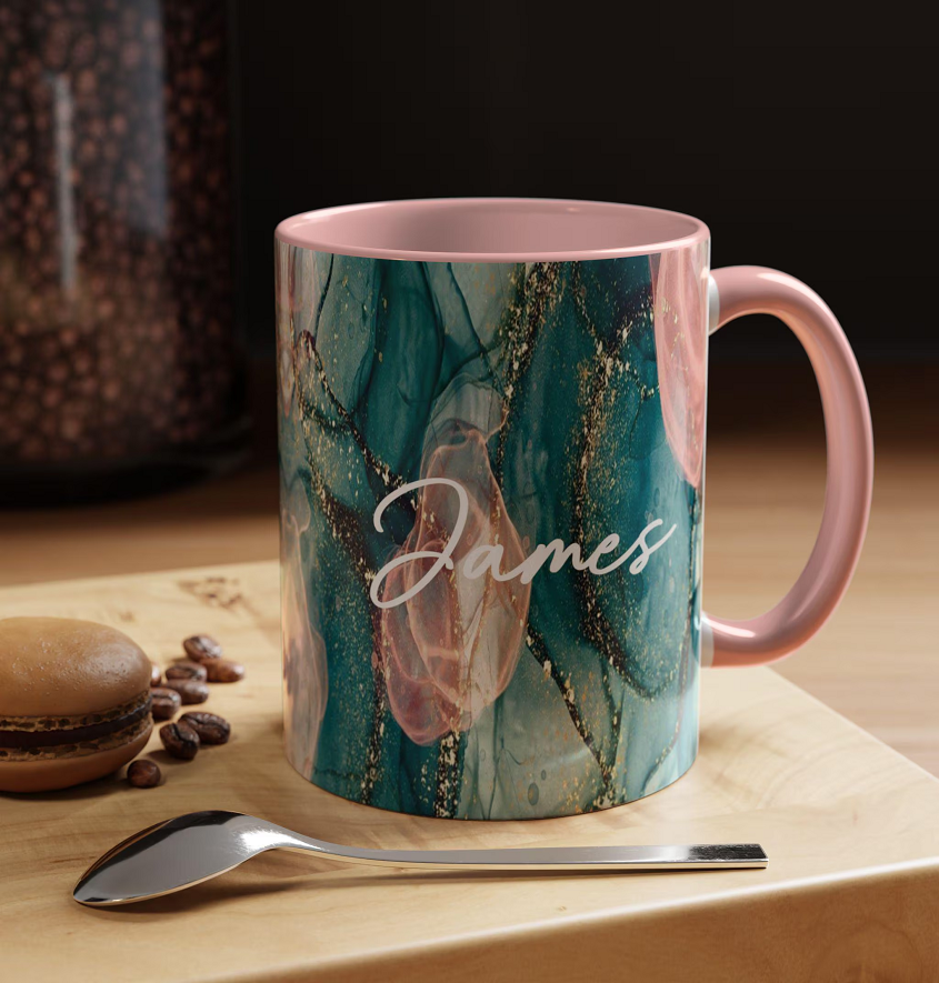 Service Provider of Blue Pink Marble Design Customized Photo Printed Coffee Mug Printing Services in New Delhi, Delhi, India
