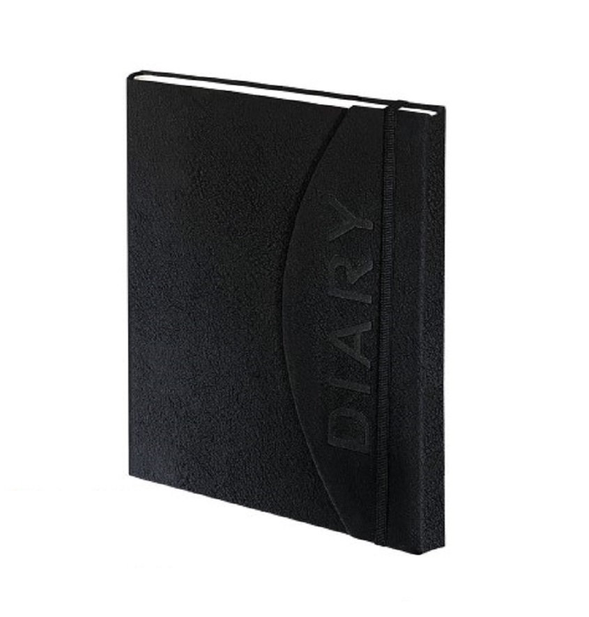 Service Provider of Imported PU 3 Fold Black Diaries Printing Services in New Delhi, Delhi, India