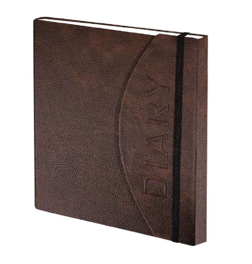 Service Provider of Imported PU 3 Fold Brown Diaries Printing Services in New Delhi, Delhi, India