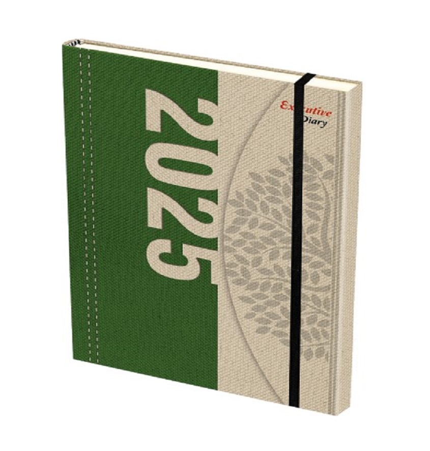 Service Provider of Majestic Hard Bound 3 Fold Diaries Green 2025 Printing Services in New Delhi, Delhi, India