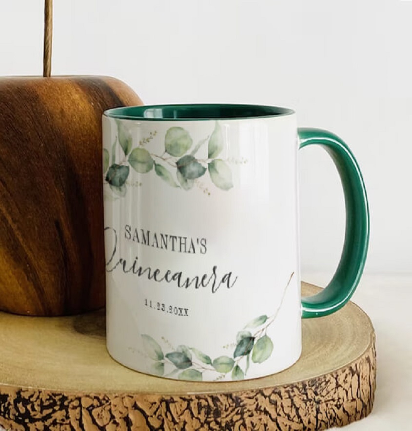 Service Provider of Peach Green Marble Design Customized Photo Printed Coffee Mug Printing Services in New Delhi, Delhi, India