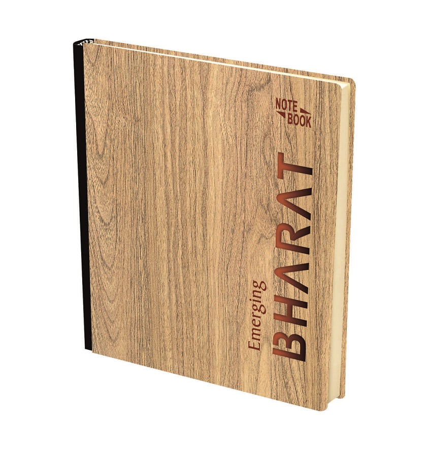 Service Provider of Wooden Laser Art Emerging Bharat Notebook Printing Services in New Delhi, Delhi, India