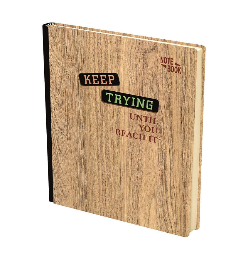 Service Provider of Wooden Laser Art Emerging Keep Trying Notebook Printing Services in New Delhi, Delhi, India