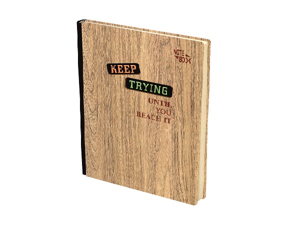 Wooden Laser Art Notebook Printing Services